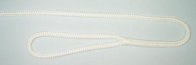 3/8" X 6' NYLON DOUBLE BRAID FENDER LINE - WHITE